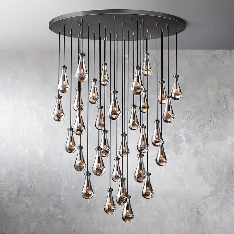 Raindrop Round Chandelier D60