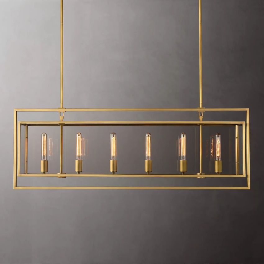 Beckman Rectangular Chandelier 54