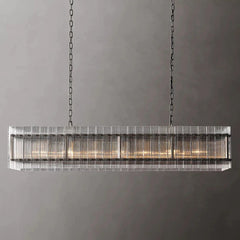 Marcia Glass Rectangular Chandelier 54