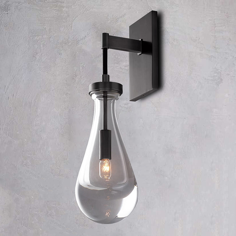 Raindrop Sconce MattBlack