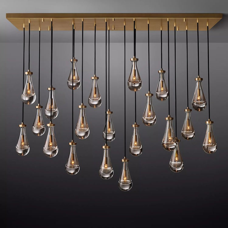 Raindrop Linear Chandelier 72