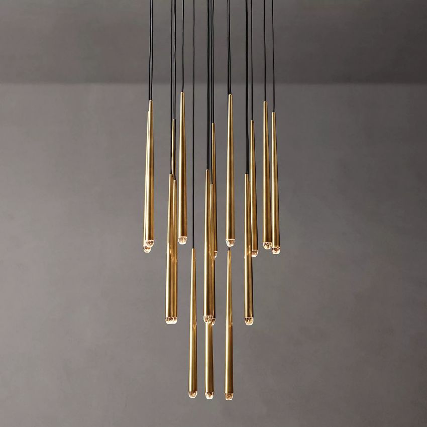 Artemis Round Tapered Tubular Chandelier 30