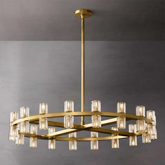 Industrial Round Crystal Chandelier30D