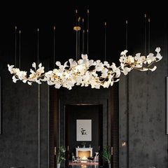 Ginkgo Ceramic Chandelier