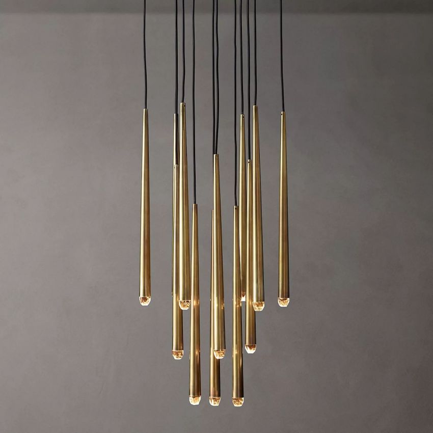 Artemis Round Tapered Tubular Chandelier 24