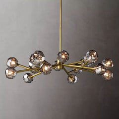 Belle De Crystal Ball Round Chandelier 48