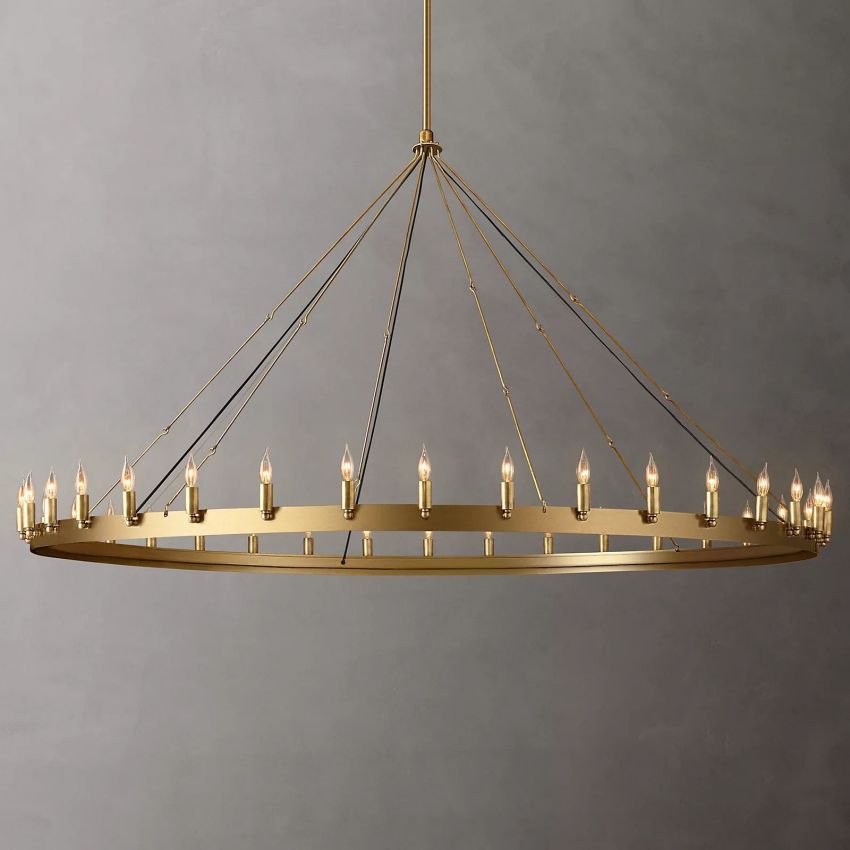 Vintage Round Chandelier