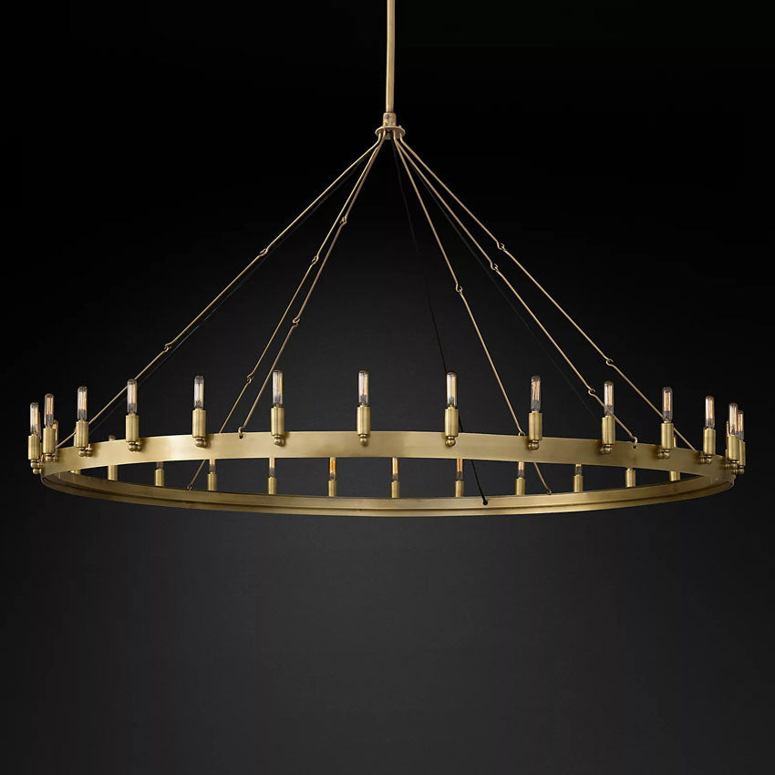 Vintage Round Chandelier