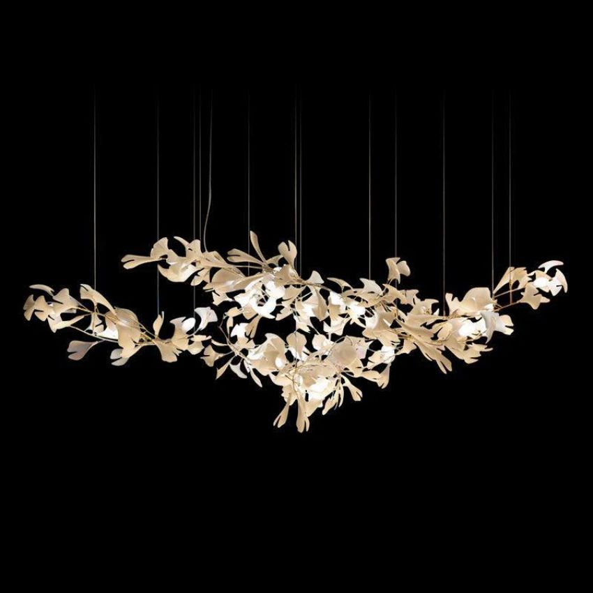 Ginkgo Ceramic Chandelier