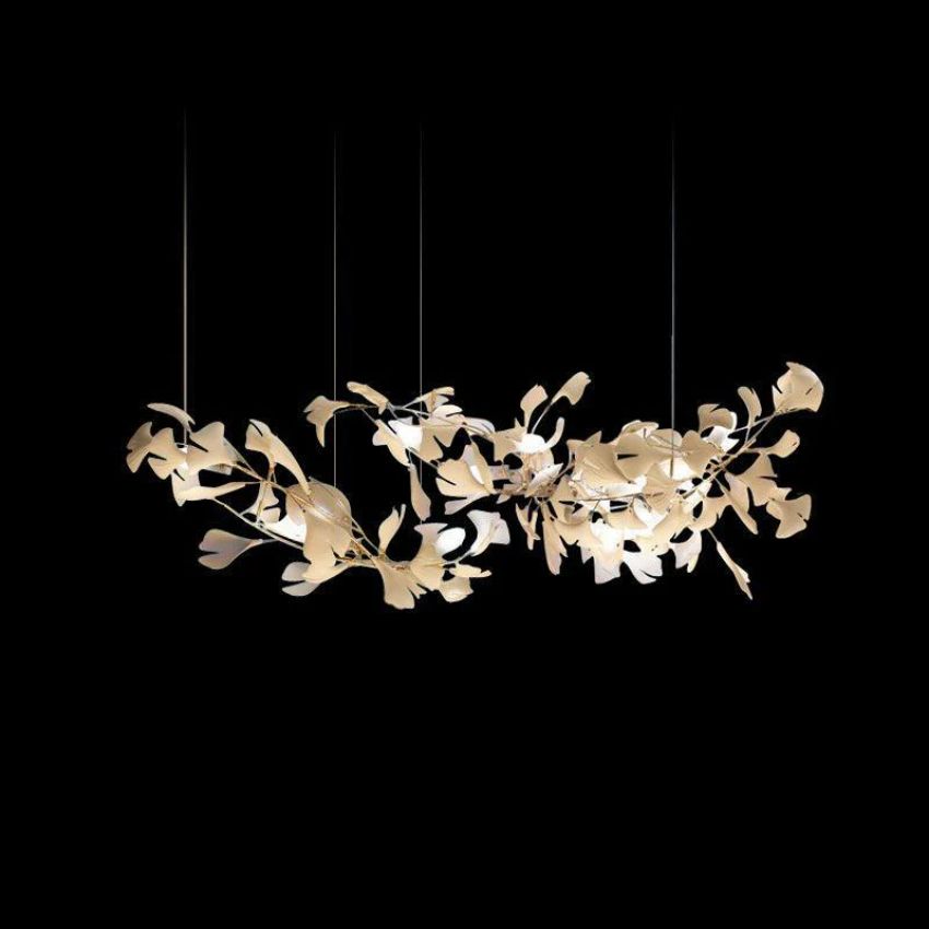 Ginkgo Ceramic Chandelier