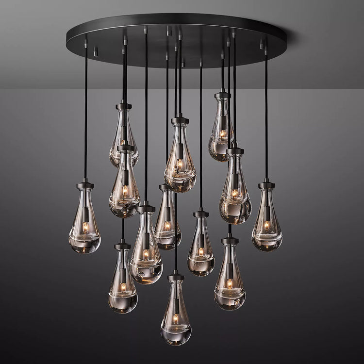 Raindrop Round Chandelier D36