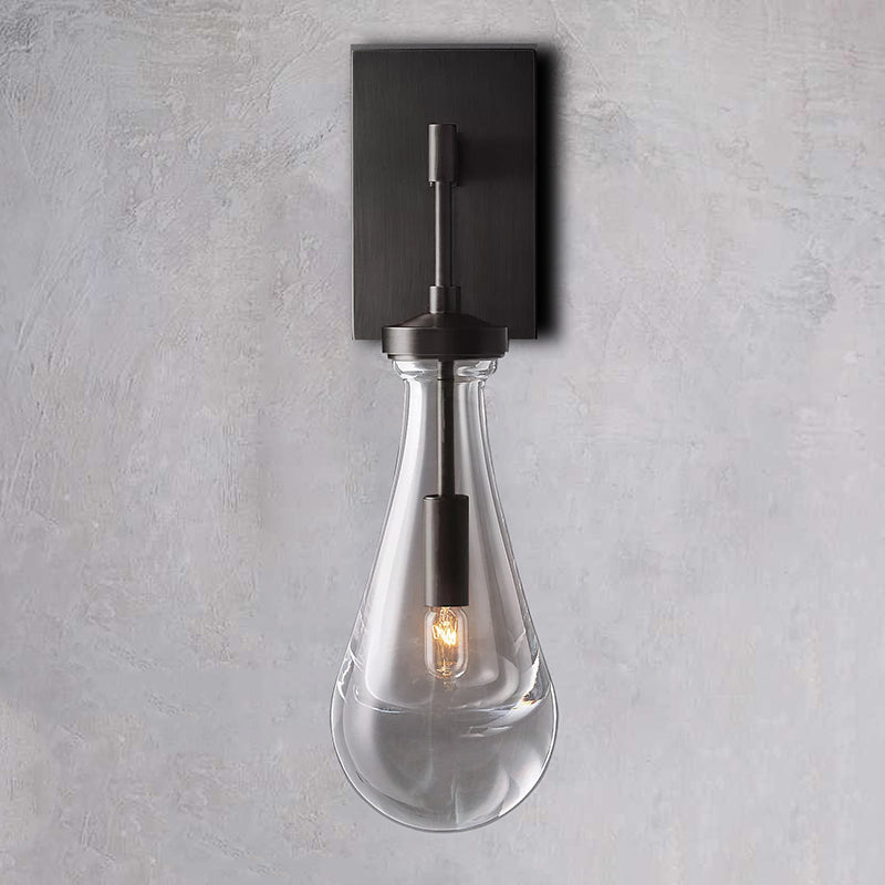 Raindrop Sconce MattBlack